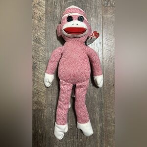 NWT TY Socks The Sock Monkey Plush Toy
